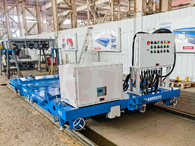 15 ton explosion-proof electric rail transport cart apply aerospace equipment