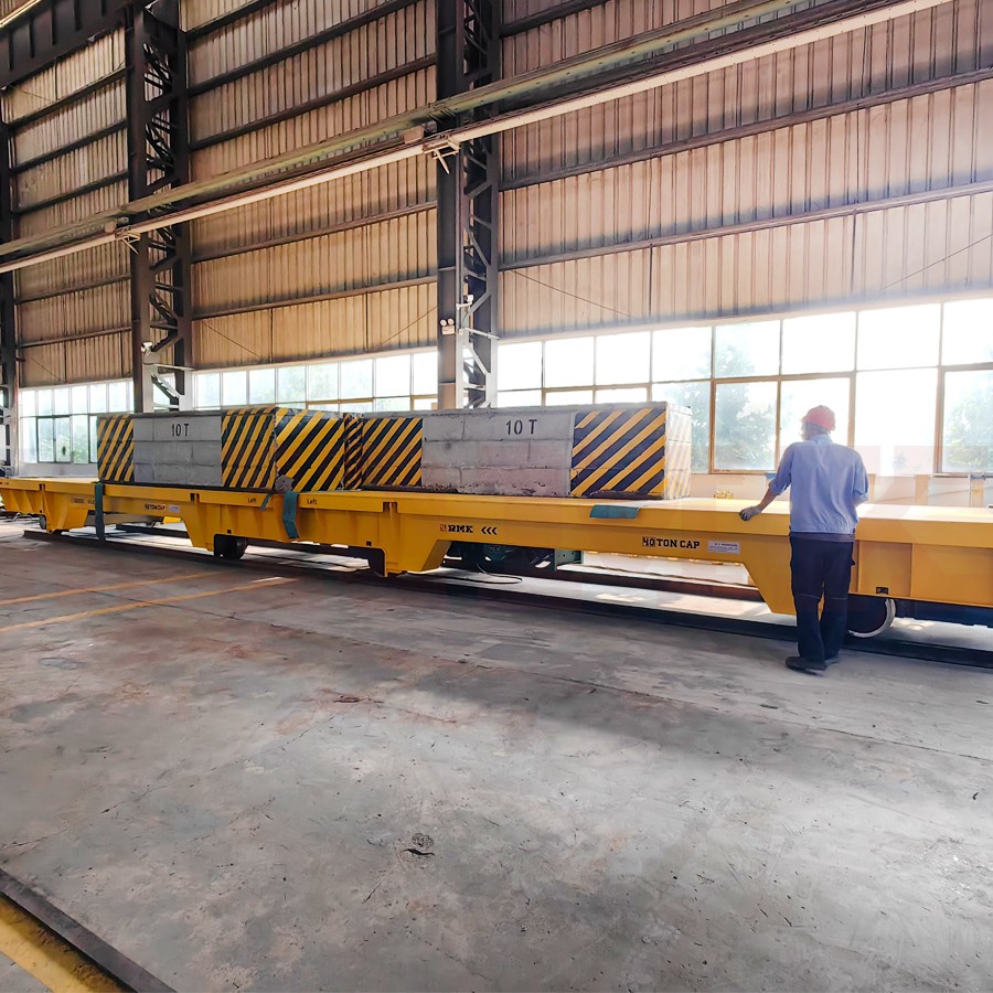 Explosion-proof rail transfer cart