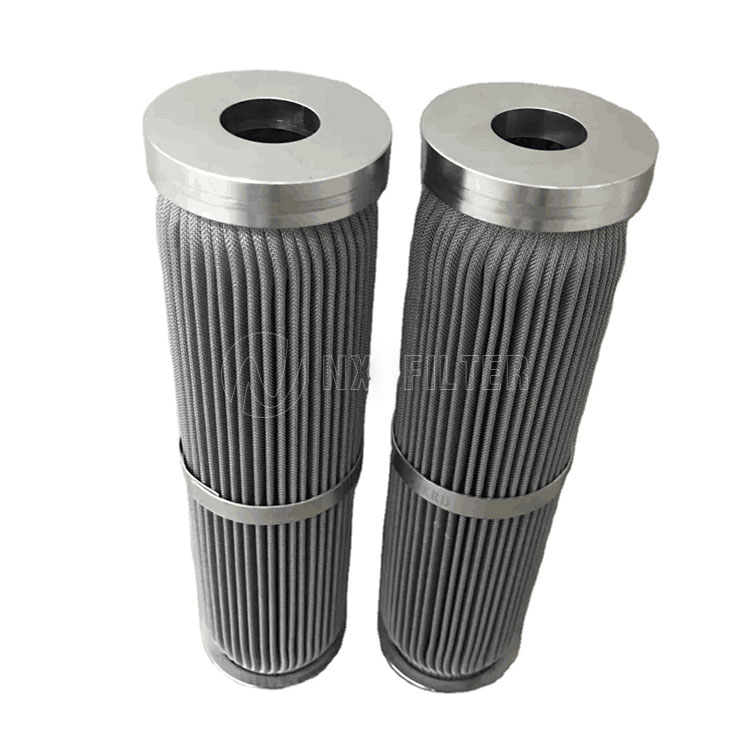 1 micron stainless steel sintered wire mesh pleated filter cartridge