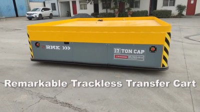 Customized trackless transfer cart