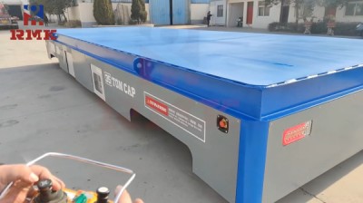 Customized trackless transfer cart