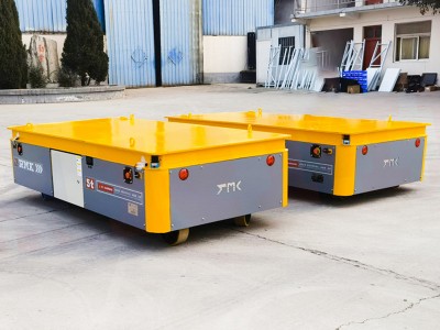 5 tons omnidirectional trackless transfer cart with hydraulic lifting