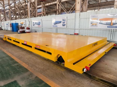 12 tons battery steel billet automatic rail transfer cart
