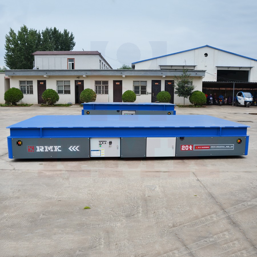 20 tons battery powered transfer platform for steel plate handling