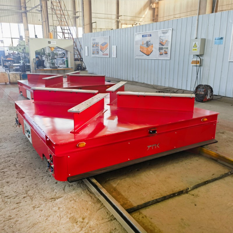 10 Tons Automated Material Handling Systems RGV Rail Transfer cart