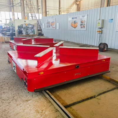 10 Tons Automated Material Handling Systems RGV Rail Transfer cart