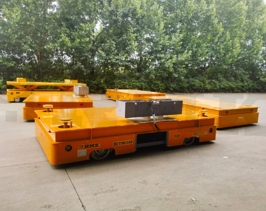 30 tons steel structure transport cart