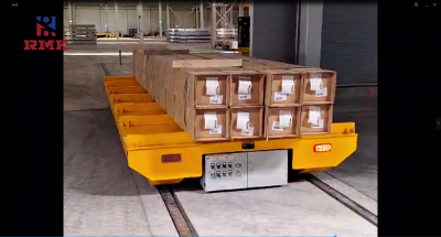 Rail  transfer trolley used in the production workshop