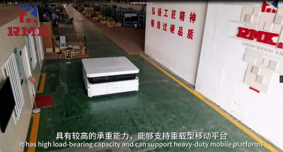 Hybrid navigation AGV automated handling cart