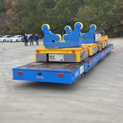 60 Tons Omnidirectional Mobile Trackless Steering Wheel Cart