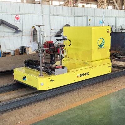 Railway inspection rail transfer cart