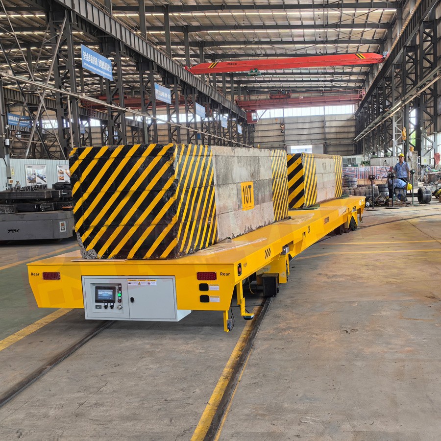 steel plate track transfer carts