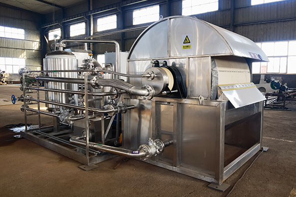 continuous rotary vacuum filter