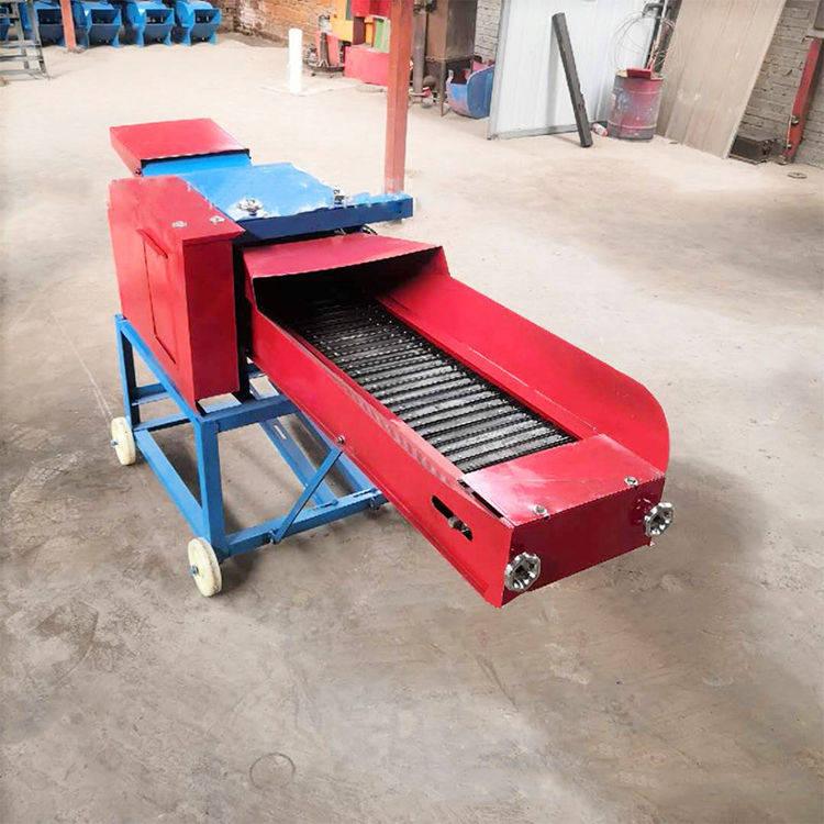 Grass cutting and silk kneading machine