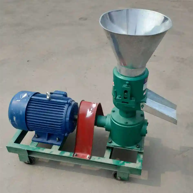 Electric Flat Die Feed Pellet Machine for Home Use