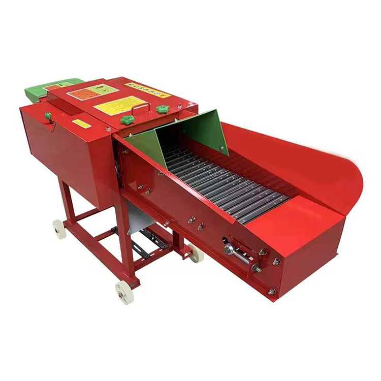 Hay chopping machine