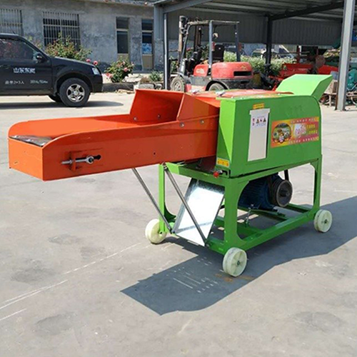 Chaff cutter machine with motor