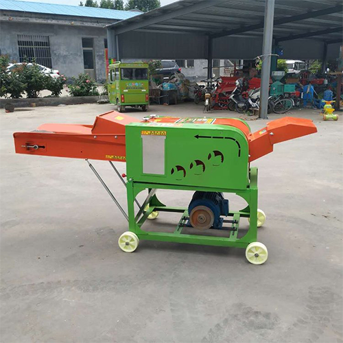 Chaff cutter machine with motor