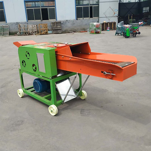 Chaff cutter machine with motor