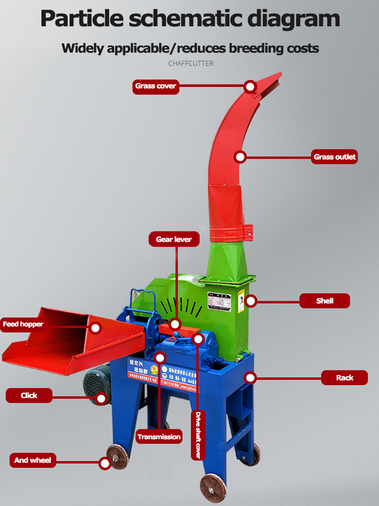 Dry and wet dual-use grass straw crusher