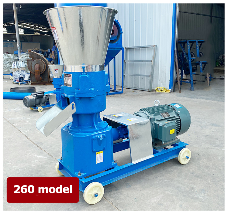 Small flat mold granulator
