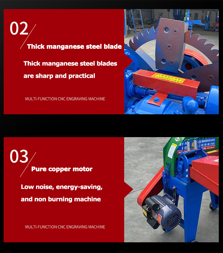 Dry and wet dual-use grass straw crusher